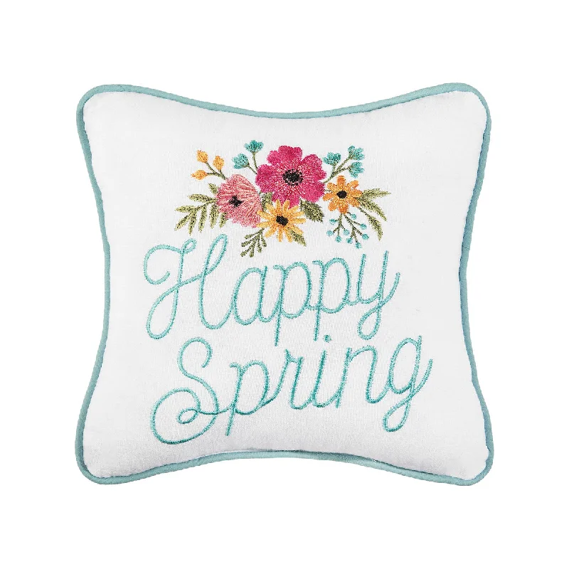 Travel Pillows for Long JourneysHappy Spring Mini Pillow