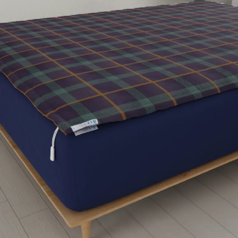 Deep Navy Plaid