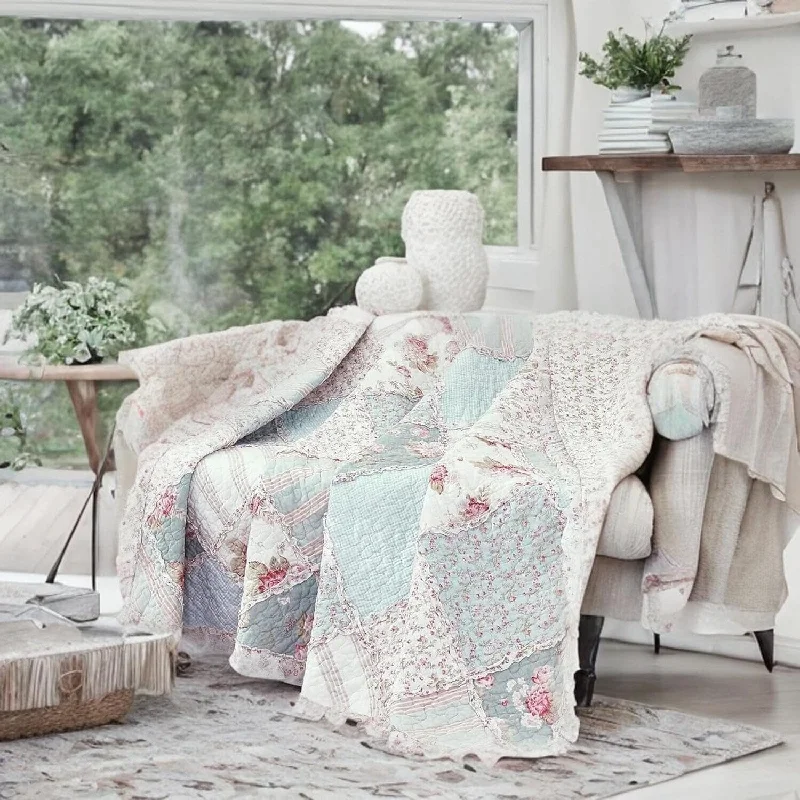 Heated electric blankets for cold nightsCashmere blankets for ultimate softness and luxuryDaDa Bedding Cotton Cottage Floral Patchwork Quilted Throw Blanket - Reversible Hint of Mint - Ruffle Pastel Light Pink Blue/Green - 50 x 60 Heated electric blankets for cold nightsCashmere blankets for ultimate softness and luxuryDaDa Bedding Cotton Cottage Floral Patchwork Quilted Throw Blanket - Reversible Hint of Mint - Ruffle Pastel Light Pink Blue/Green - 50 x 60