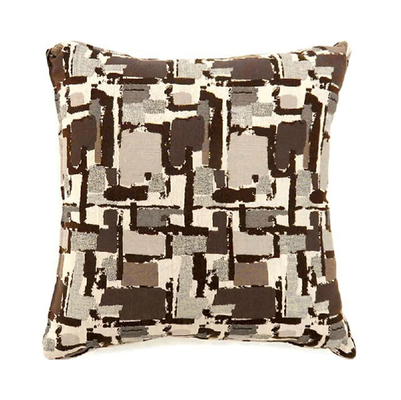 Travel Pillows for Long JourneysBenzara Concrit Contemporary Pillow, Large Set of 2, Brown Travel Pillows for Long JourneysBenzara Concrit Contemporary Pillow, Large Set of 2, Brown