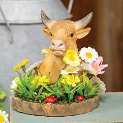 Bed skirts in bold colors for a statement - making lookWooden Floral Highland Cow Bust on Base Bed skirts in bold colors for a statement - making lookWooden Floral Highland Cow Bust on Base