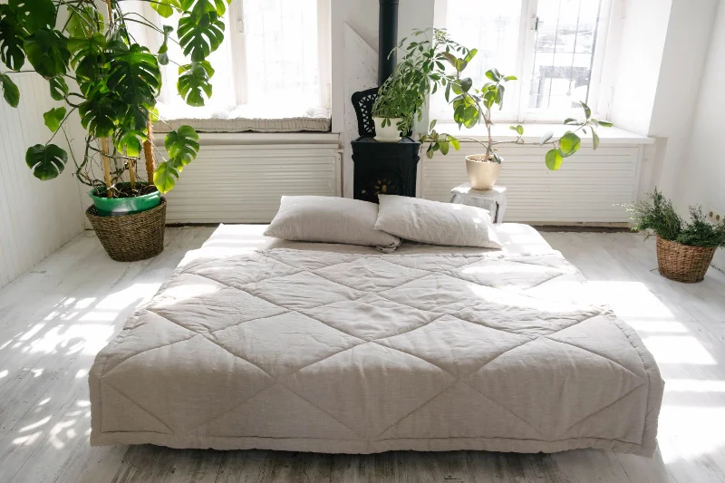 Elegant silk - lined satin throw blanketsFleece blankets for a cozy and plush textureHemp Linen Comforter Blanket "Diamond Stitching" Organic Hemp Fiber in Natural Undyed Linen Fabric Full Twin Queen King Custom size Elegant silk - lined satin throw blanketsFleece blankets for a cozy and plush textureHemp Linen Comforter Blanket "Diamond Stitching" Organic Hemp Fiber in Natural Undyed Linen Fabric Full Twin Queen King Custom size