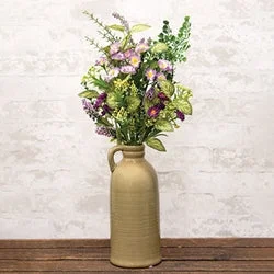 Bed skirts with a Christmas - themed patternTall Tan Porcelain Jug w/Handle