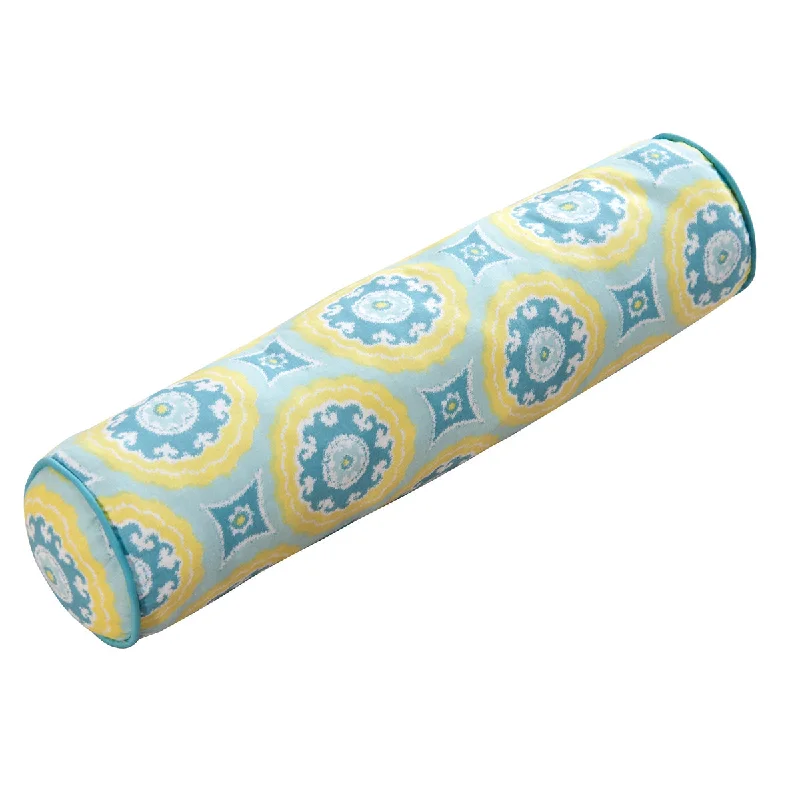 Kids Pillows with Fun DesignsDelilah Blue Bolster Pillow