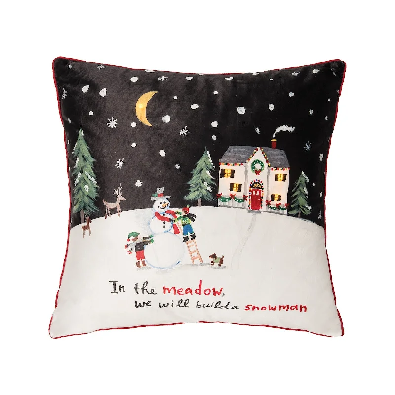 Orthopedic Pillows for Back Pain ReliefBuild A Snowman LED Pillow