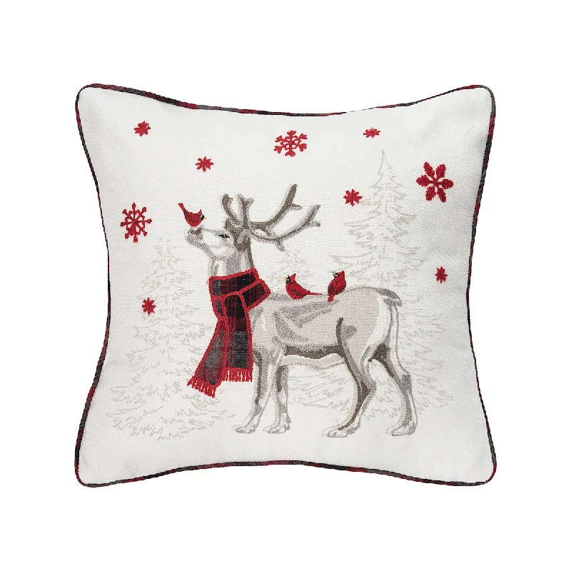 Kids Pillows with Fun DesignsFrosty Deer Pillow