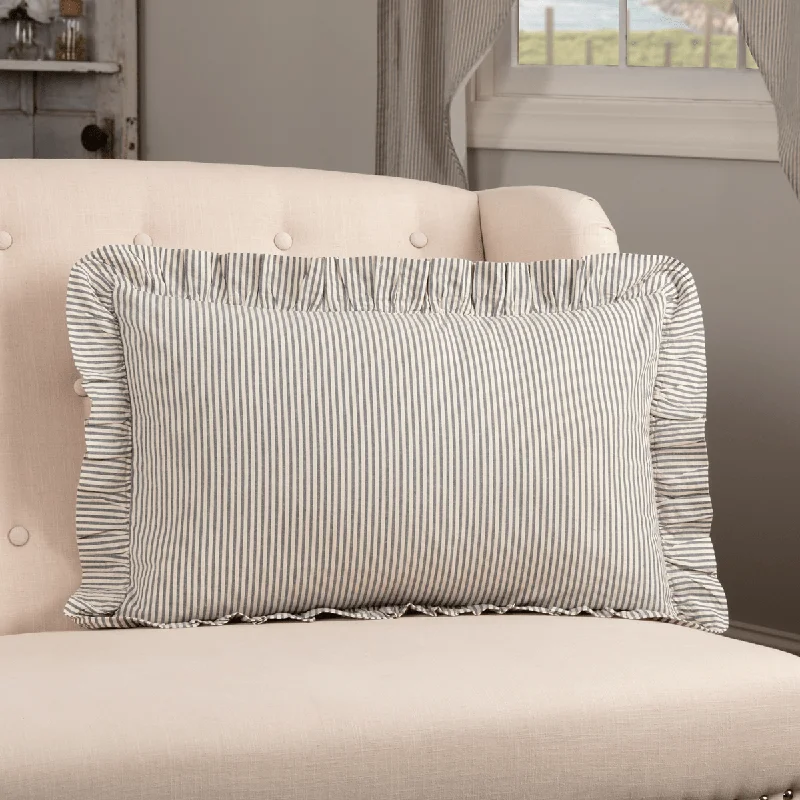 Silk Pillows for Smooth Skin and HairHatteras Ticking Stripe Rectangle Pillow