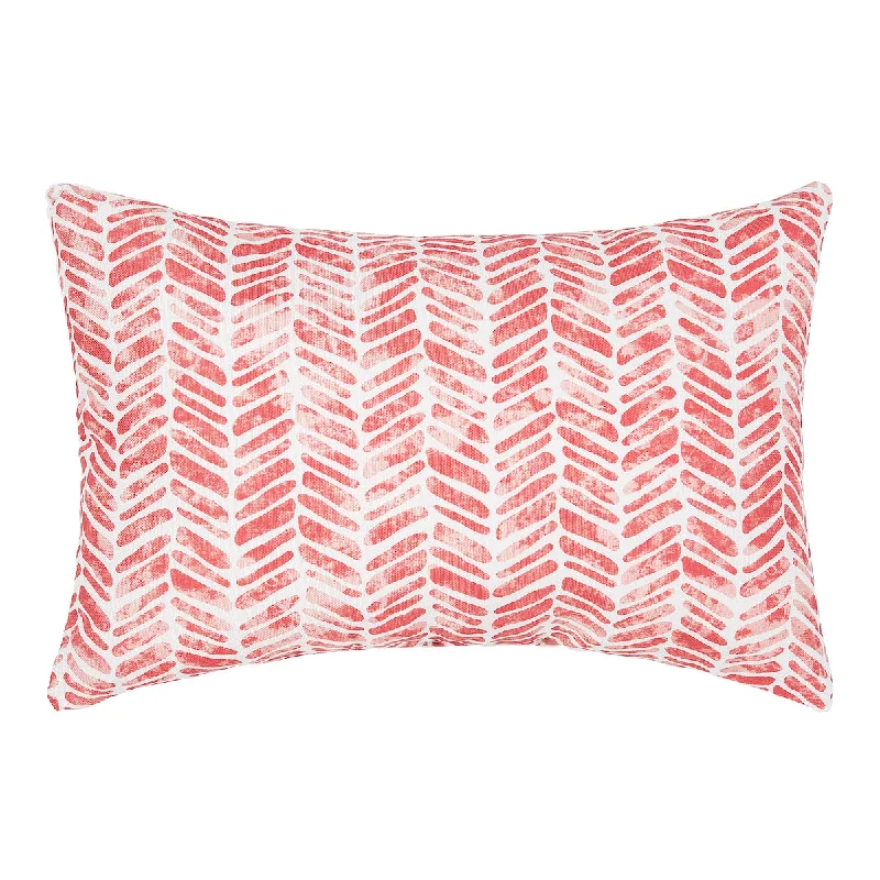 Bolster Pillows for Sofa DecorationOrange Herringbone Pillow