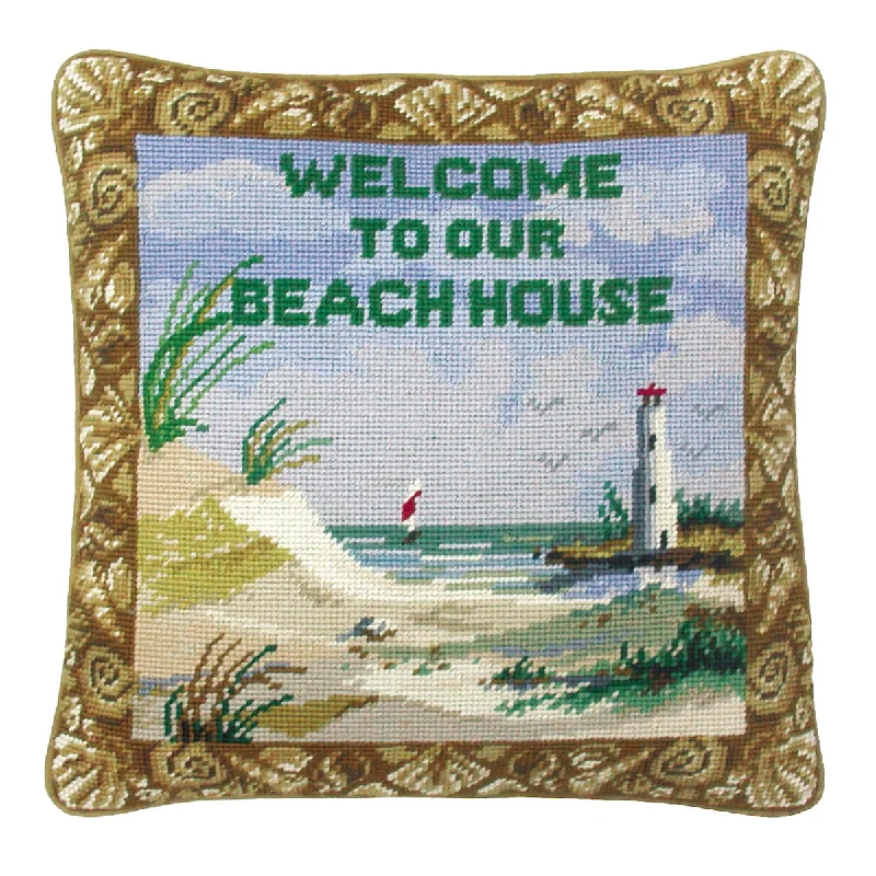 Firm Pillows for Side SleepersWelcome To Our Beach House Pillow