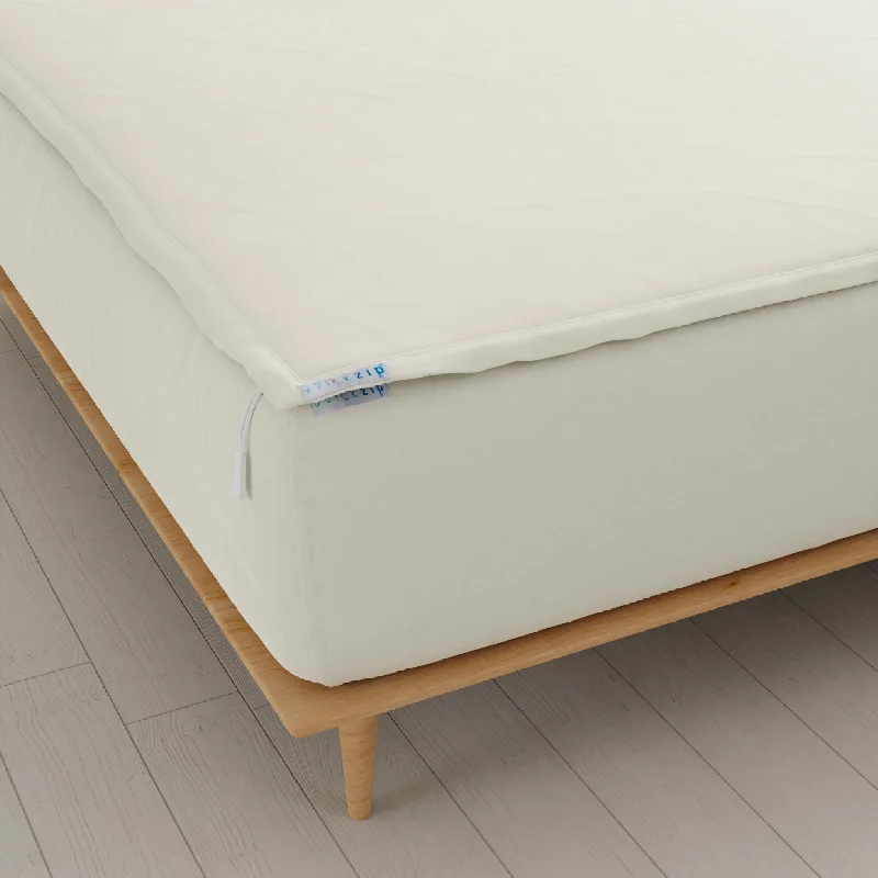 Moisture - Wicking Cotton Sheets for a Dry and Comfortable SleepQuickZip Fitted Sheet | Zips Off and On; Won't Pop Off; Easy to Fold | More Comfort. Less Hassle. | Percale Cotton | Includes Base + Zip Sheet Moisture - Wicking Cotton Sheets for a Dry and Comfortable SleepQuickZip Fitted Sheet | Zips Off and On; Won't Pop Off; Easy to Fold | More Comfort. Less Hassle. | Percale Cotton | Includes Base + Zip Sheet