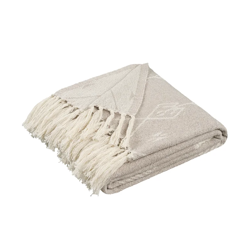 Sherpa lined fleece blankets for warmth​Martex Arcadia Enya All Ivory Throw