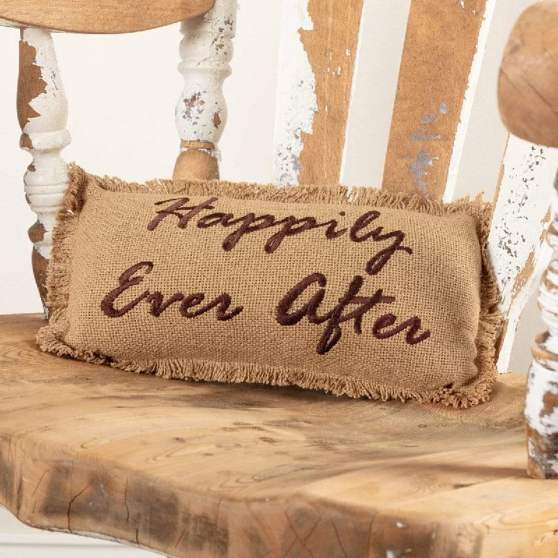 Decorative Pillows for Living Room MakeoverBurlap Natural Pillow Happily Ever After Decorative Pillows for Living Room MakeoverBurlap Natural Pillow Happily Ever After