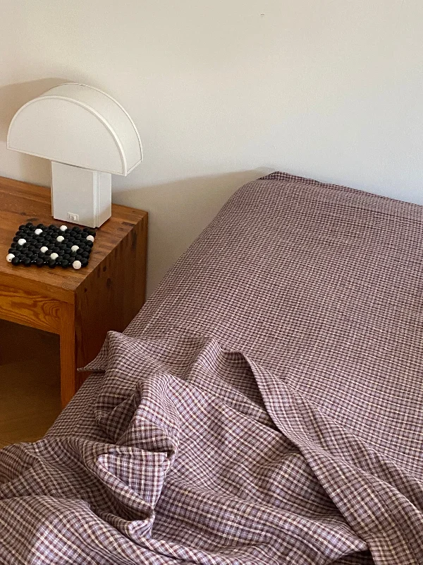 Twin - Size Sheet Sets with a Pillow ProtectorSheets - russet check