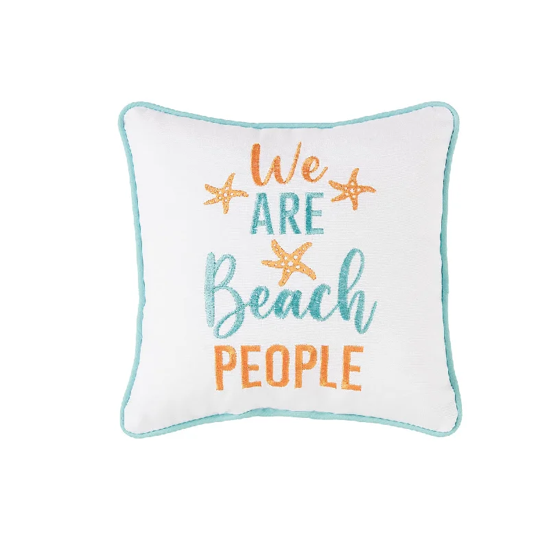 Soft and Fluffy Pillows for Bedroom ComfortWe Are Beach People Mini Pillow