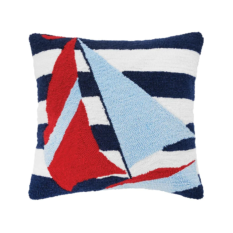 Round Pillows for Boho-Style InteriorsSailboat Pillow