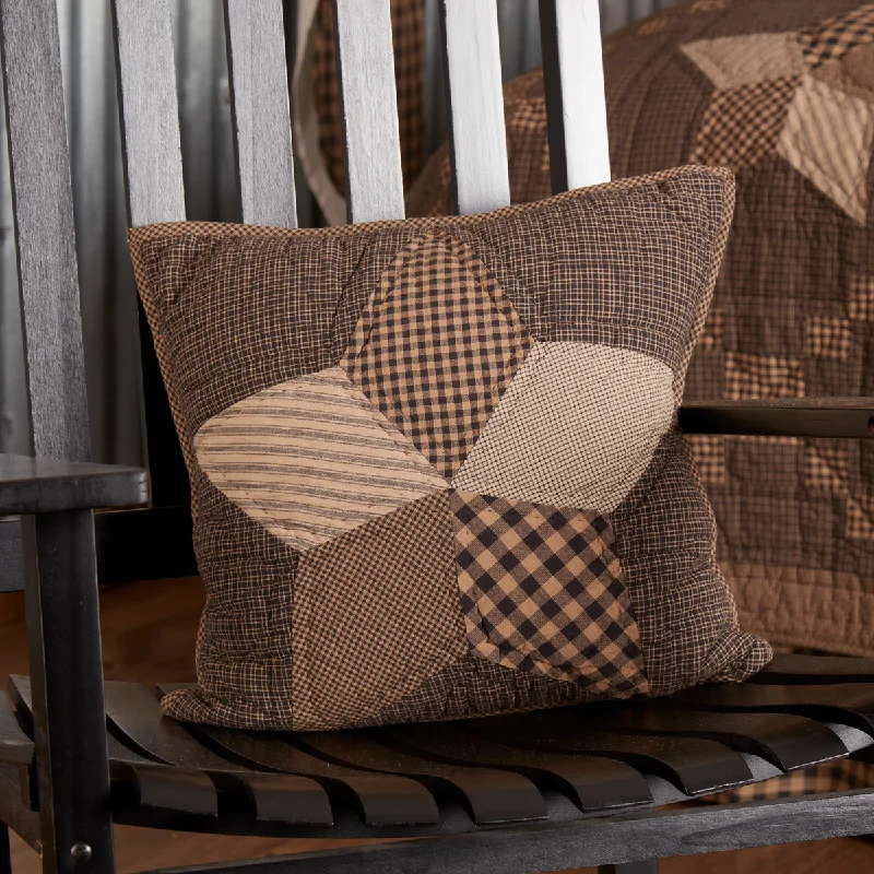 Cotton Pillows for Natural ComfortFarmhouse Star Quilted Pillow 16"