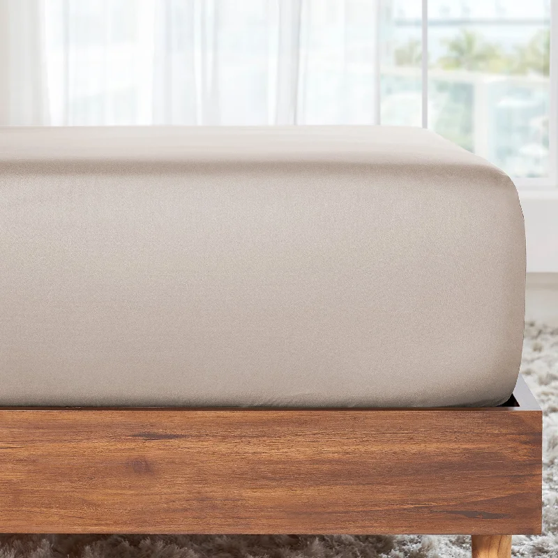 Moisture - Wicking Cotton Sheets for a Dry and Comfortable SleepFitted Sheet Only - 100% Cotton Sateen - Everyday Soft