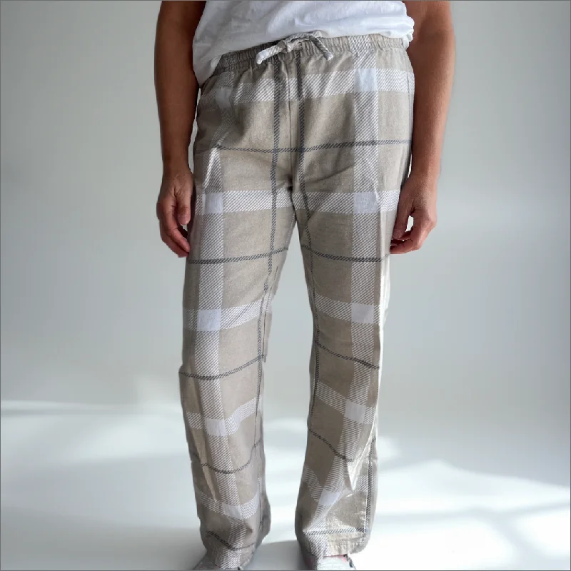 Sand Plaid Classic Flannel