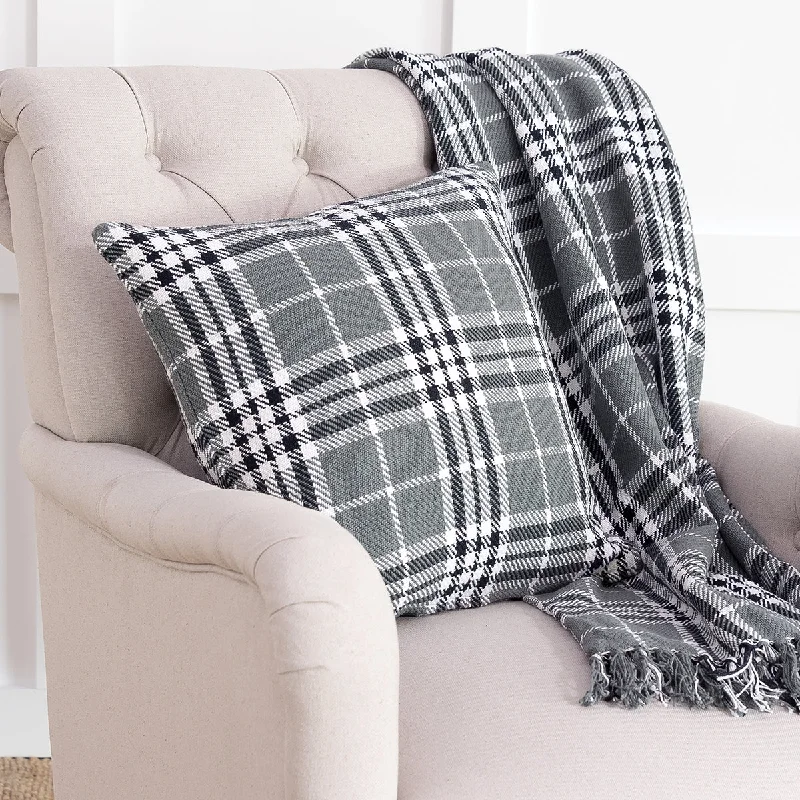 Silk Pillows for Smooth Skin and HairMax Plaid Pillow