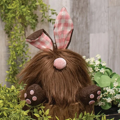 Bed skirts with a lace trim for a romantic touchFuzzy Chocolate Gnome Bunny