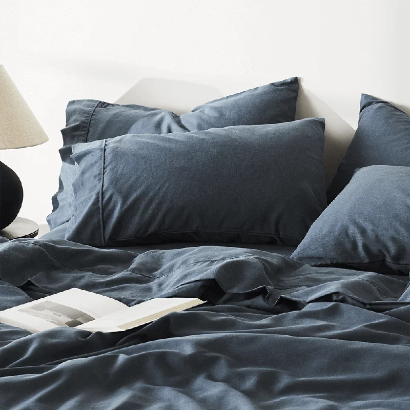 Polyester - Cotton Blend Sheets for Durability and ComfortLinen+ Pillowcase Set