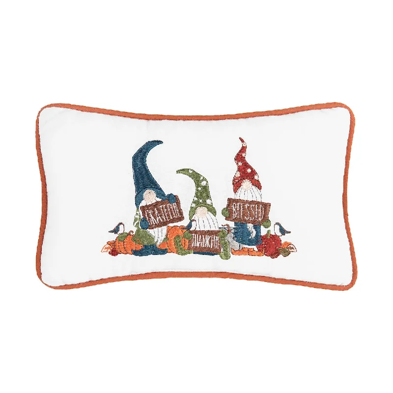 Feather Pillows for a Luxurious SleepGrateful Thankful Gnome Pillow