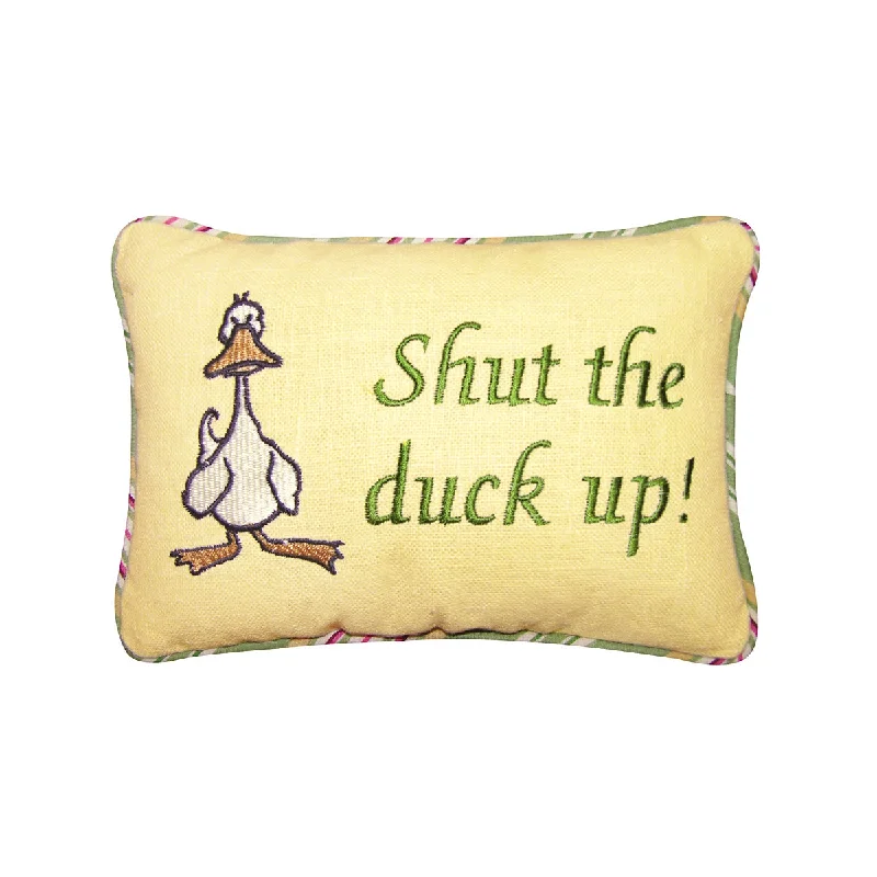Plush Pillows for a Cozy BedShut The Duck Up! Pillow