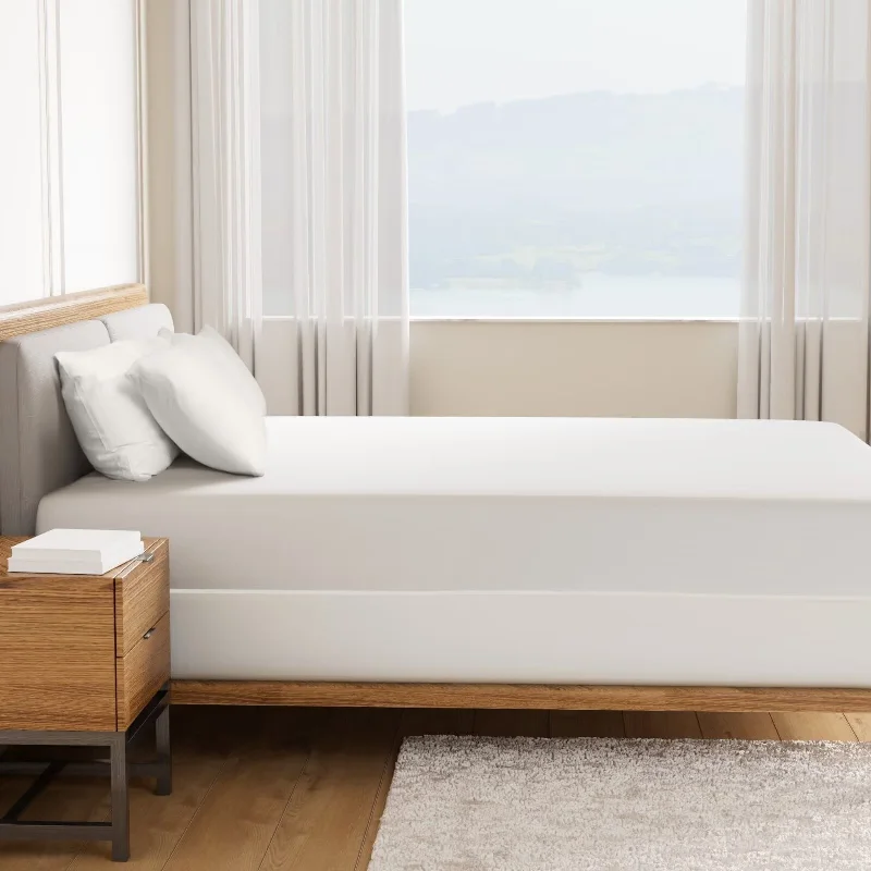Bed skirts with a modern art - inspired printWrap-around Box Spring Cover