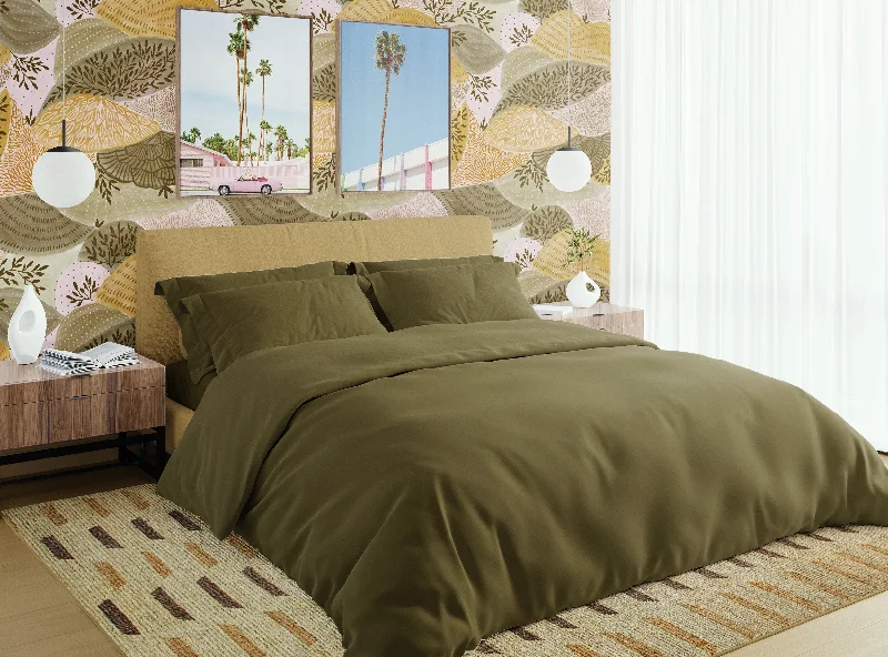Jersey - Knit Sheets for a Comfortable and Casual BedJersey Knit Sheet Set in Forest Green Jersey - Knit Sheets for a Comfortable and Casual BedJersey Knit Sheet Set in Forest Green
