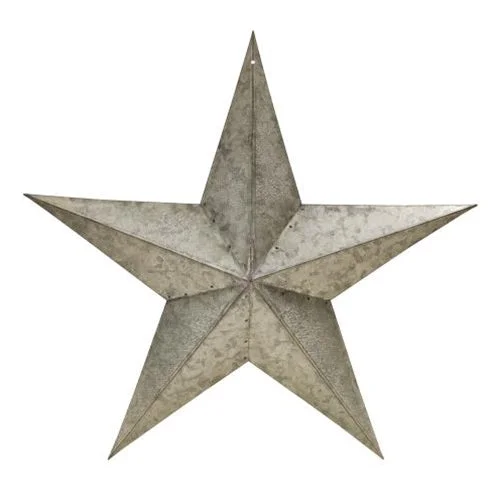 King - size bed skirts in solid colorsGalvanized Barn Star - 18"
