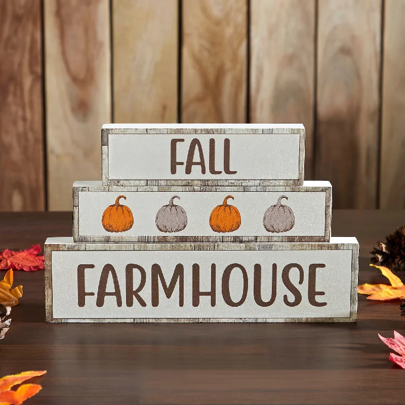 Cotton bed skirts for a soft and breathable lookFall Farmhouse Pumpkins Block Sign Set of 3 Sizes Cotton bed skirts for a soft and breathable lookFall Farmhouse Pumpkins Block Sign Set of 3 Sizes