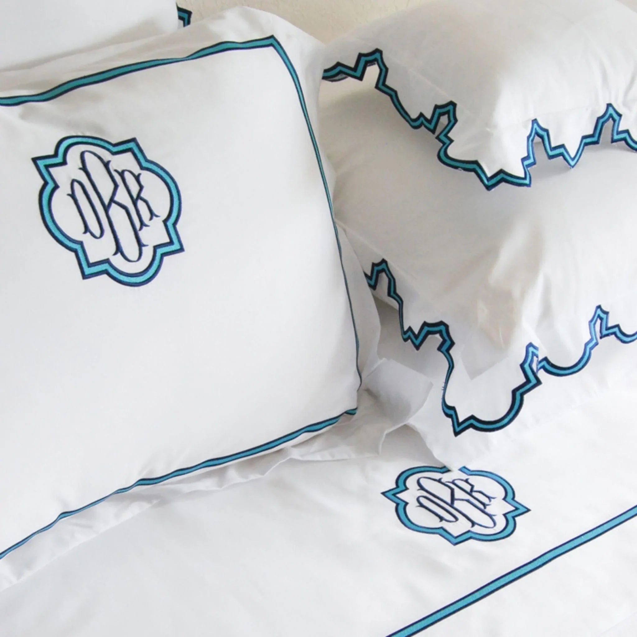 Twin - Size Sheet Sets with a Pillow ProtectorIbiza Scalloped Fitted Sheet