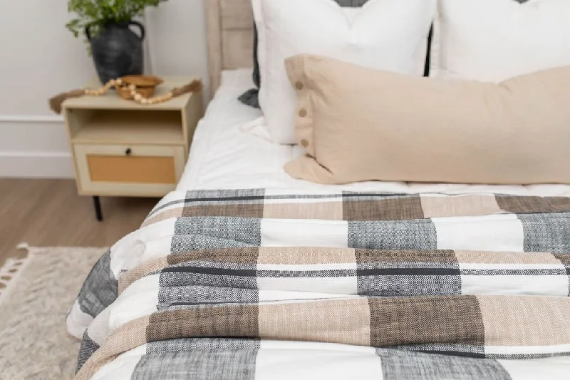 Anti - bacterial microfiber travel blankets​Erin Luxe Blanket