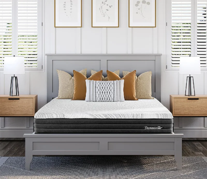 Polyester - foam mattresses for budget - friendly optionsThomasville Franklin 10.5'' Foam Medium Plush Hybrid Mattress Polyester - foam mattresses for budget - friendly optionsThomasville Franklin 10.5'' Foam Medium Plush Hybrid Mattress