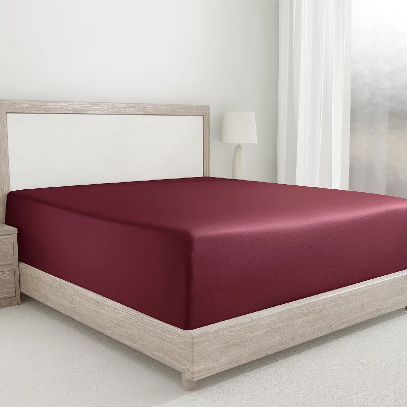 Jersey - Knit Sheets for a Comfortable and Casual BedFitted Sheet Only - 400 Thread Count - Dream Comfort