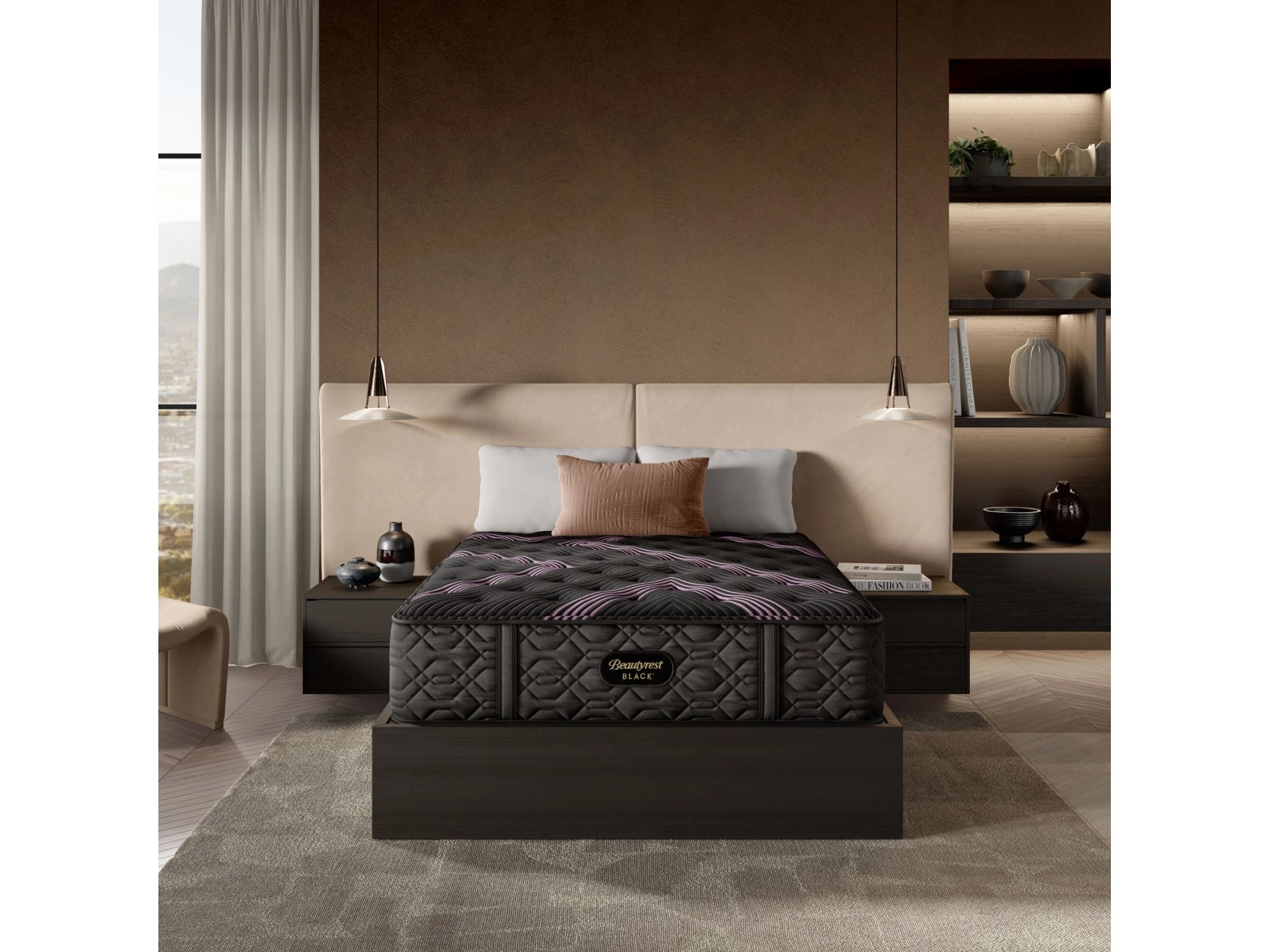 Hybrid mattresses combining foam and innerspring technologyBeautyrest Black Series Two Plush King Mattress Hybrid mattresses combining foam and innerspring technologyBeautyrest Black Series Two Plush King Mattress