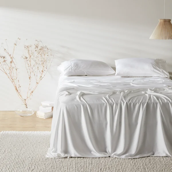Fitted Sheets with Reinforced Corners for Long - Lasting UseCleanBamboo® Signature Sateen Sheet Set