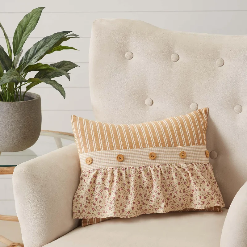 Down Alternative Pillows for Ethical ChoicesCamilia Ruffled Pillow 14x18 VHC Brands