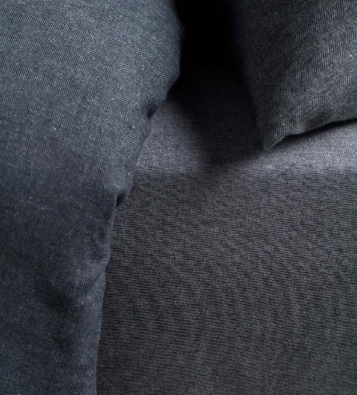 Organic Flannel Sheets for a Natural and Warm SleepDarkest Spruce Brushed 100% Organic Cotton Fitted Sheet