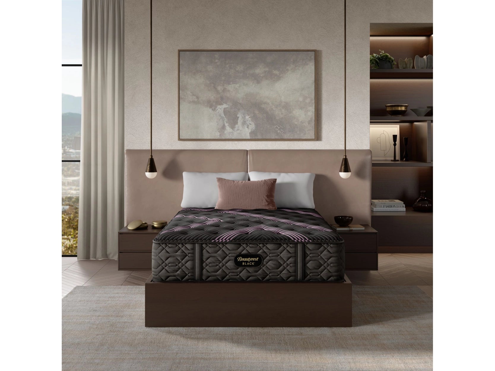 Hybrid mattresses combining foam and innerspring technologyBeautyrest Black Series Two Medium Split California King Mattress Hybrid mattresses combining foam and innerspring technologyBeautyrest Black Series Two Medium Split California King Mattress