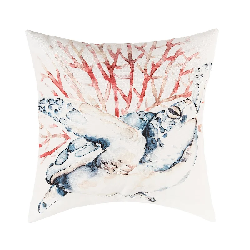 Memory Foam Pillows for Neck SupportBlue and Coral Turtle Pillow