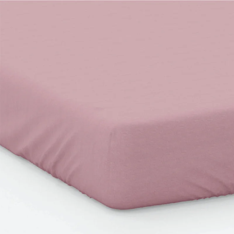 Queen - Size Sheet Sets with a European Pillowcase Set200 Thread Count Cotton Percale Fitted Bed Sheet Blush Queen - Size Sheet Sets with a European Pillowcase Set200 Thread Count Cotton Percale Fitted Bed Sheet Blush