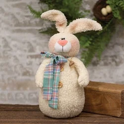 Checkered bed skirts for a classic patternFranklin the Fuzzy Bunny