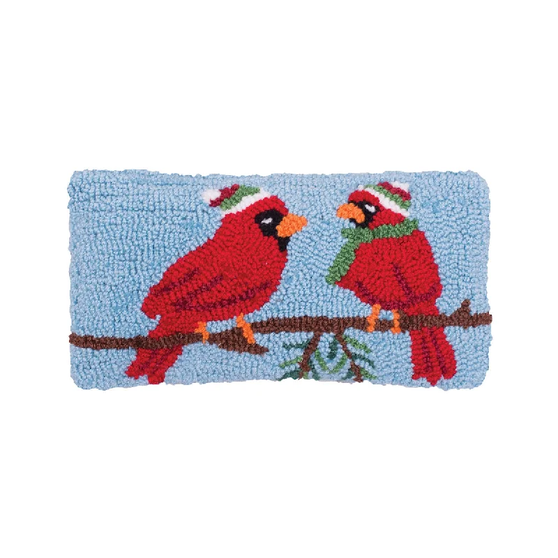 Pregnancy Pillows for Expectant MothersWinter Cardinal Hooked Mini Pillow