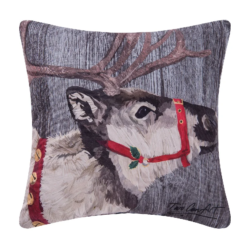 Plush Pillows for a Cozy BedReindeer Pillow