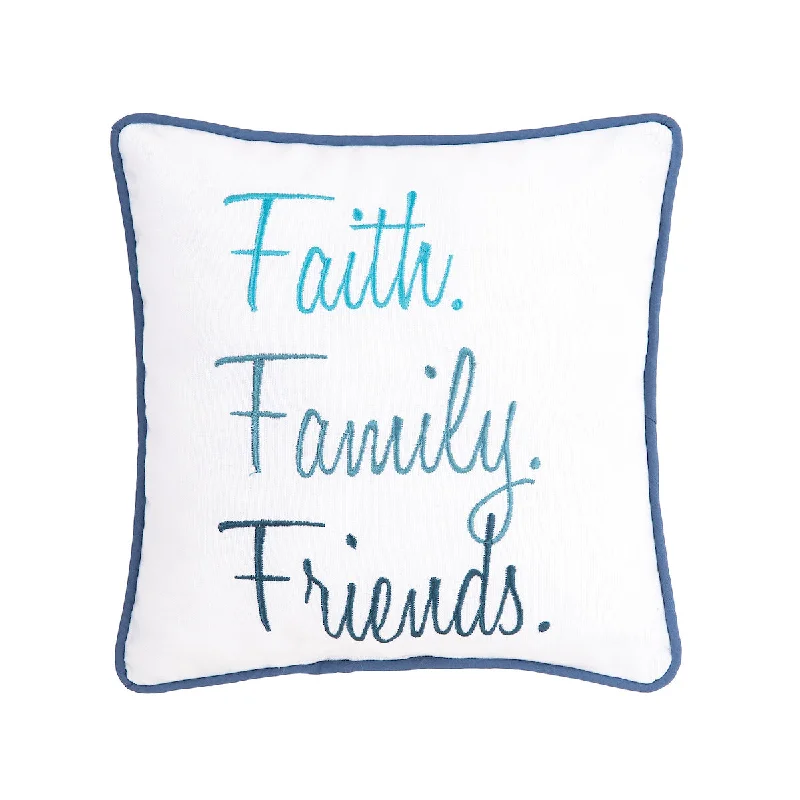 Plush Pillows for a Cozy BedFaith Family Friends Mini Pillow