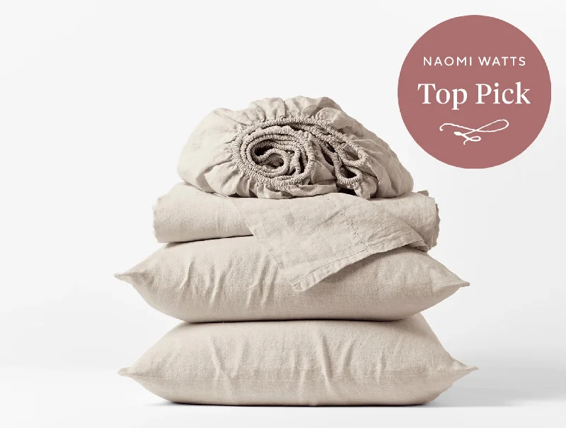 Hypoallergenic Silk Sheets for Sensitive SleepersOrganic Relaxed Linen Sheet Set