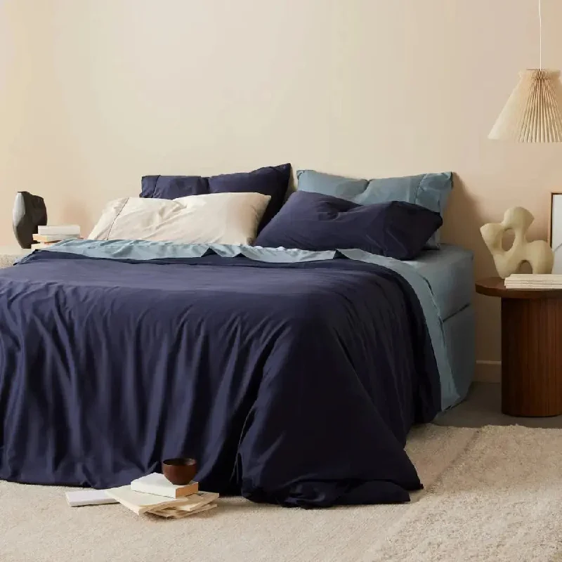 Sheet Sets with Multiple Pillowcase OptionsSignature Sateen Duvet Cover & Comforter Bundle