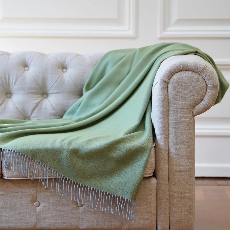 Fleece - backed waterproof car seat blankets​Baby Alpaca Herringbone Throw