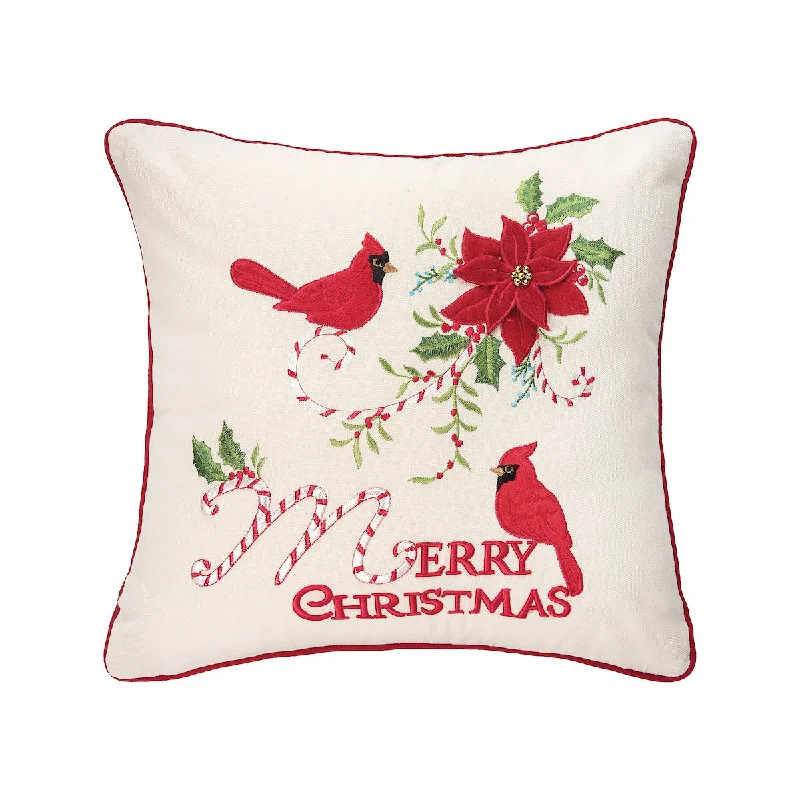 Square Pillows for Modern Home DecorCardinal Cane Pillow